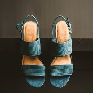 TOMS Corduroy Poppy Sandals